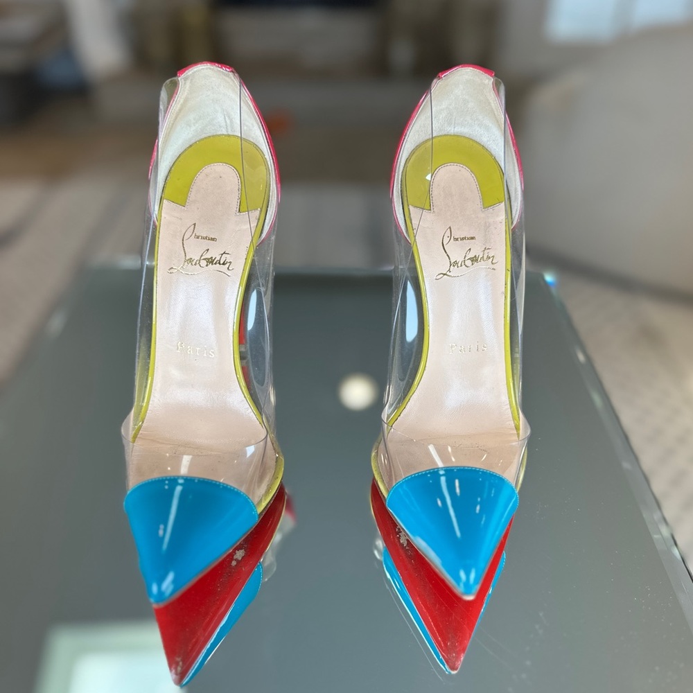 Christian Louboutin Patent Leather Tri color Size 39